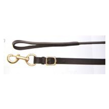 Leather Lead - Brass Snap