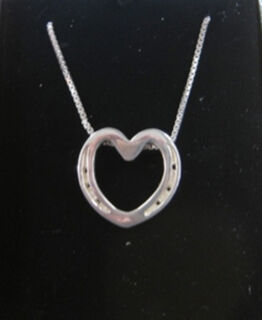 Horseshoe Heart Necklace