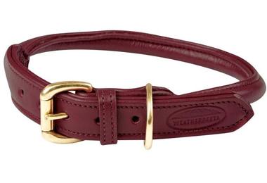 WeatherBeeta Rolled Leather Dog Collar