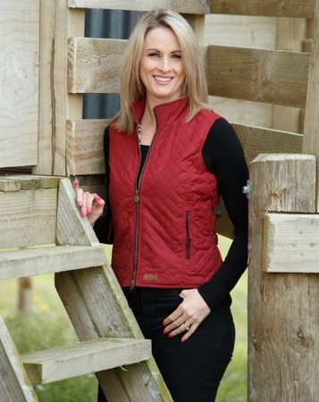 Outback Ladies Quilted Oilskin Vest