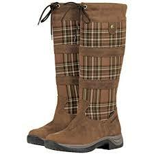 Dublin River Boots Plaid