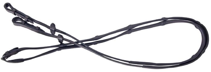 Platinum Soft Padded Leather Reins W/Hook Studs