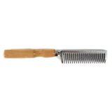 Roma Wood Handle Aluminium Pulling Comb