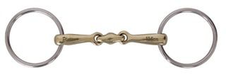 Platinum German Silver Loose Ring Lozenge Snaffle