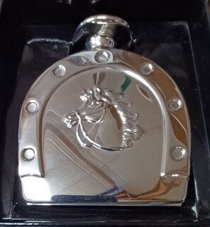 Coyote Stainless Steel Horseshoe Flask