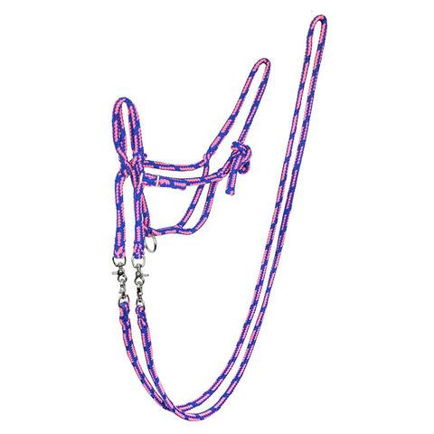 Rope Halter with Reins