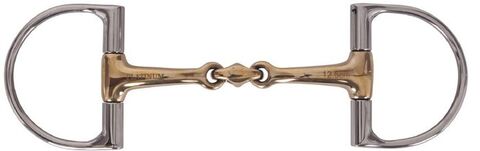 Platinum German Silver Dee Bit with Lozenge