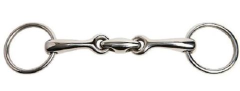 JP Korsteel Oval Link Loose Ring Bradoon Snaffle